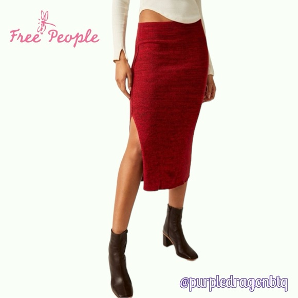 Free People Dresses & Skirts - FREE PEOPLE GOLDEN HOUR MIDI SKIRT NWT 🔥 SALE 🔥